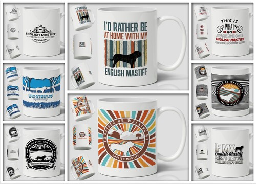 English mastiff mug dog owner - dog,