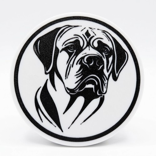 English mastiff dog drinks - mastiff,