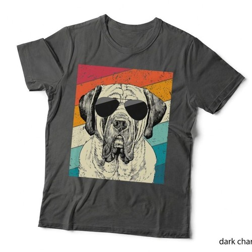 Retro vintage english mastiff - retro,