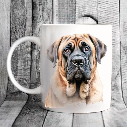 Pet dog mug watercolour - pet,