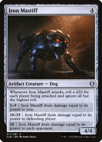 Iron mastiff 317 clb - #317, |