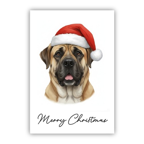 English mastiff christmas - english,