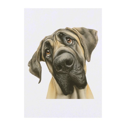 Funny english mastiff dog - english,