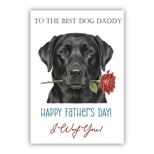 Father day card - day, the