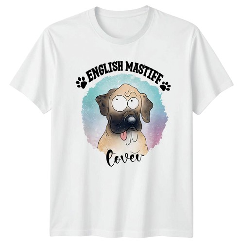 English mastiff lover shirt - english,