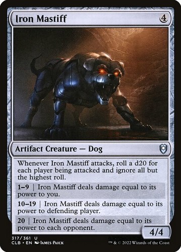 Mtg iron mastiff - iron, (317)