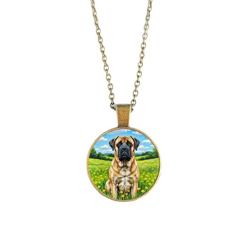 English mastiff necklace - english,