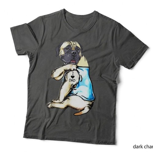 Funny english mastiff dog dad - dog,
