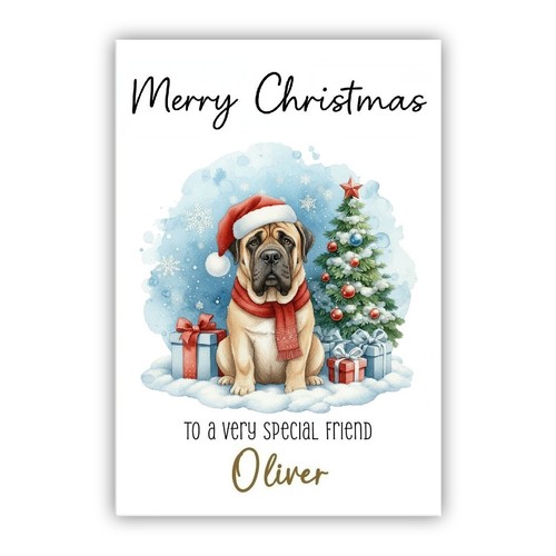 Personalised english mastiff - personalised,