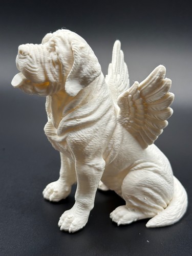 English mastiff angel wings - mastiff, 3d