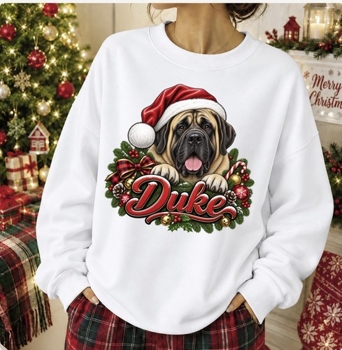 English mastiff christmas - english,