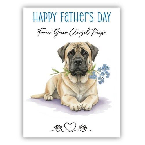 English mastiff father day - english, father’s
